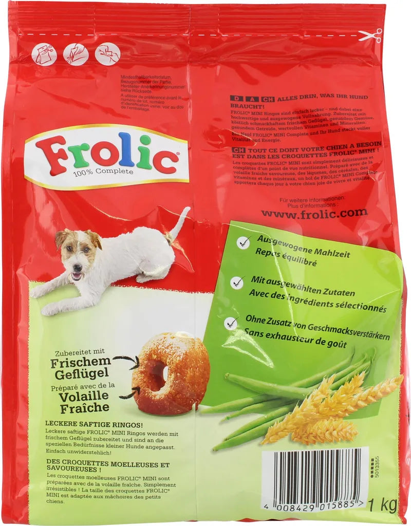 Frolic Mini Mit Geflügel, Gemüse & Getreide (1 Kg)