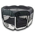  Bituxx Welpenlaufstall Farbe Schwarz, MS-16126