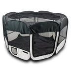  Bituxx Welpenlaufstall Farbe Schwarz, MS-16126