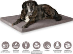  ONVAYA® Hundebett | Größe XXL | 112 X 74 X 5 Cm | 95 Grad Waschbar | Orthopädisch | Grau | Wasserdicht | Hundekissen | Liegekissen | Schlafplatz | Tierbett | Ruheplatz | Hundematte | Hundematratze