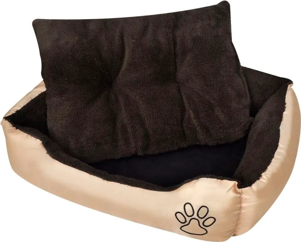  VidaXL Hundebett Mit Weicher Polsterung Gr??e XL Beige