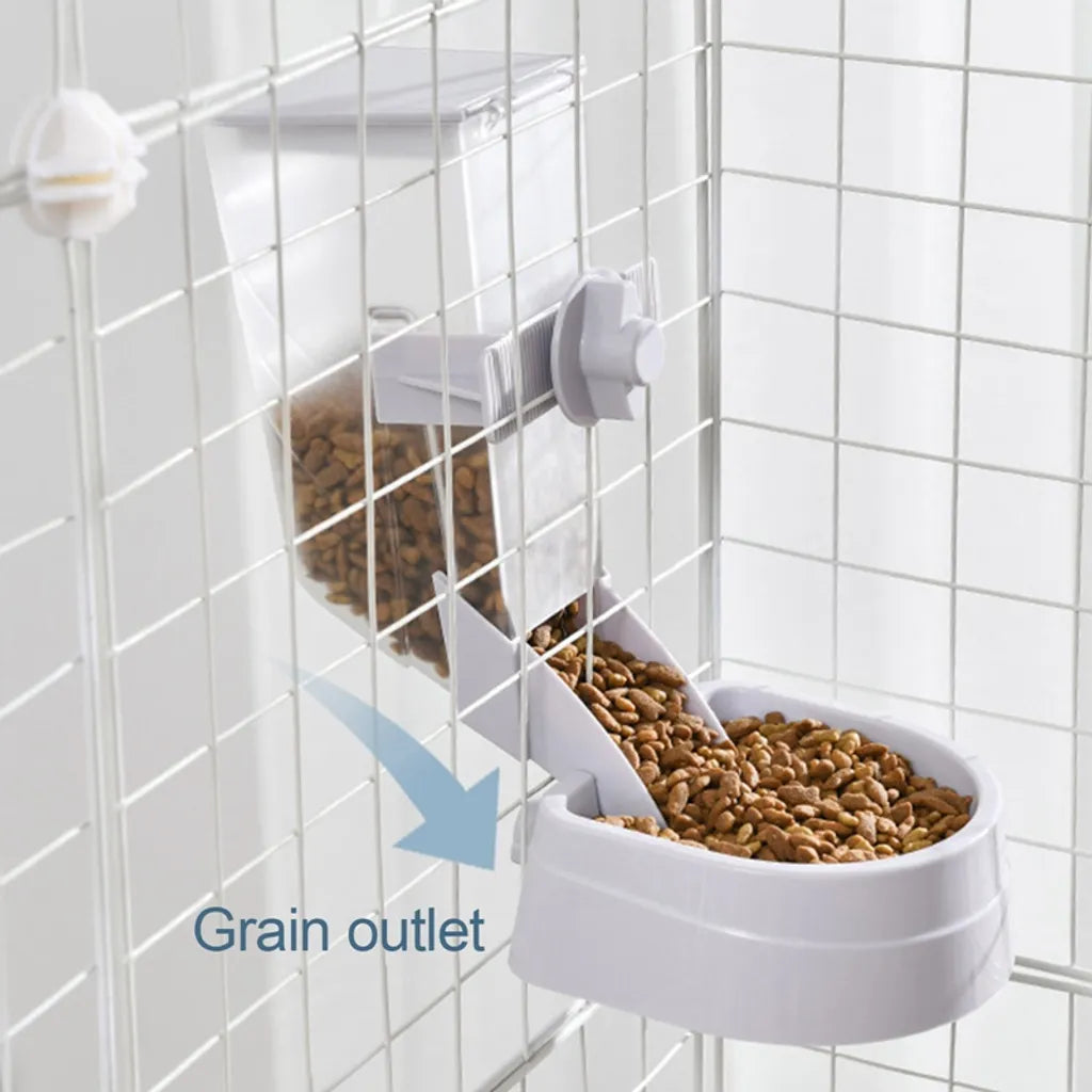  2 Stk Automatischer Futternapf Wasserflaschenkäfig Hängender Wasserspender Für Welpen Katzen Kaninchen, Kleintier-Trinkflaschen