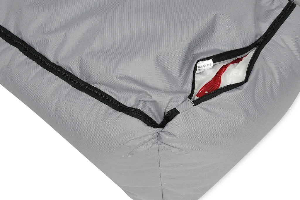  Bonky Hundebett Hundekissen Tierbett Hundesofa Für Kleine Und Grosse Hunde Hundekorb Schlafplatz - Bezug Abnehmbar Und Abwaschbar - 117 X 80 Cm [Größe: XXL] - Grau