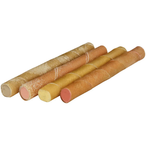  1 X 264g (12 Stück) - Schecker - Gefüllte Kaurollen - Büffelhaut Röllchen Mit Parmesan