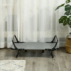  PawHut Hundesofa 2 In 1 Haustiersofa Und Hundeliege Katzensofa Erhöhtes Hundebett Schlafplatz Für Katzen Hunde Abnehmbar Oxfordstoff Grau 80 X 59 X 36 Cm