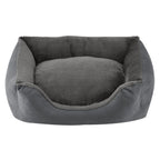  Juskys Hundebett Eila S – Hundekorb 50 X 37 X 15 Cm – Orthopädisches Hundekissen Waschbar & Flauschig - Haustierbett Für Kleine Hunde & Katzen In Grau