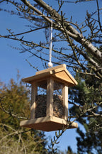  Vogelfutterhaus Vogelfutterstation Futterspender Futterhaus Spender Aus Holz