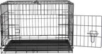 Mucola L Hundetransportbox Hundeklappkäfig Gitter Schwarz