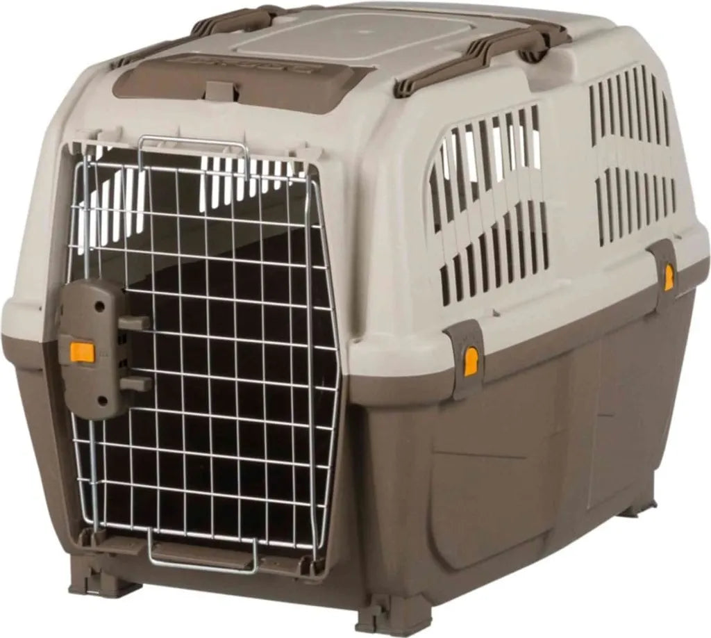  TRIXIE Transportbox Für Haustiere Skudo S-M Taupe