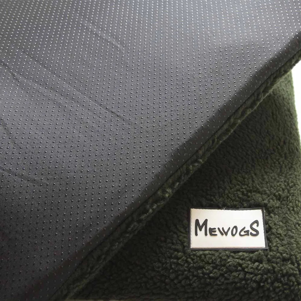  MewogS Hundedecke PRO-THERMO Faserpelz 70x100 Oliv