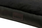 Hundematratze Hundebett Kissen Liegen KNOCHEN Hundekissen Bett Sofa Glamour Schwarz L