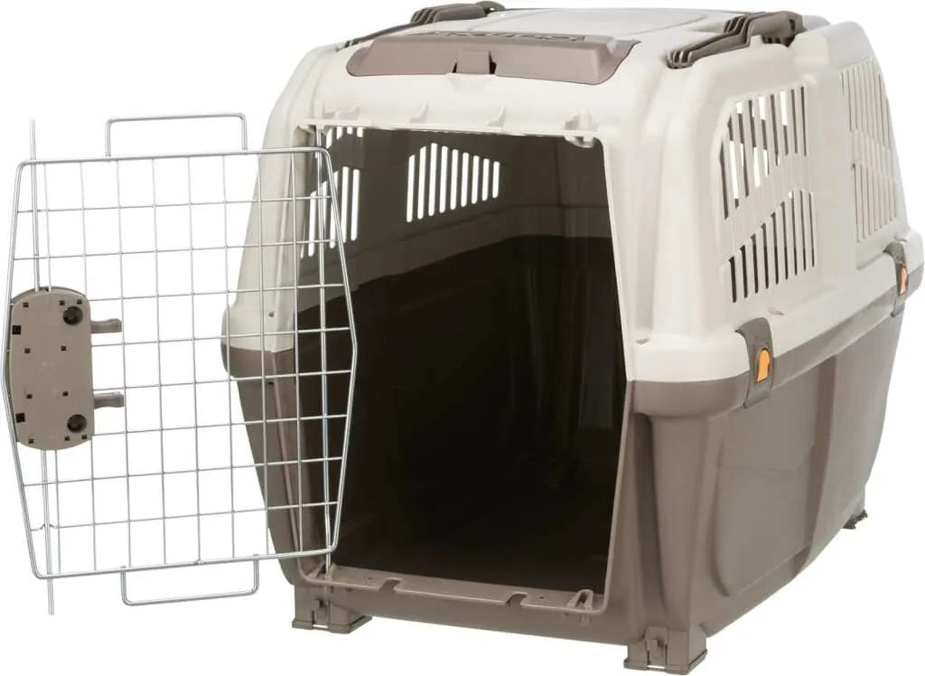  TRIXIE Transportbox Für Haustiere Skudo S-M Taupe