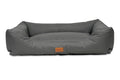  Bonky Hundebett Hundekissen Tierbett Hundesofa Für Kleine Und Grosse Hunde Hundekorb Schlafplatz - Bezug Abnehmbar Und Abwaschbar - 117 X 80 Cm [Größe: XXL] - Grau