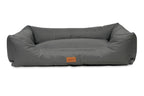  Bonky Hundebett Hundekissen Tierbett Hundesofa Für Kleine Und Grosse Hunde Hundekorb Schlafplatz - Bezug Abnehmbar Und Abwaschbar - 117 X 80 Cm [Größe: XXL] - Grau