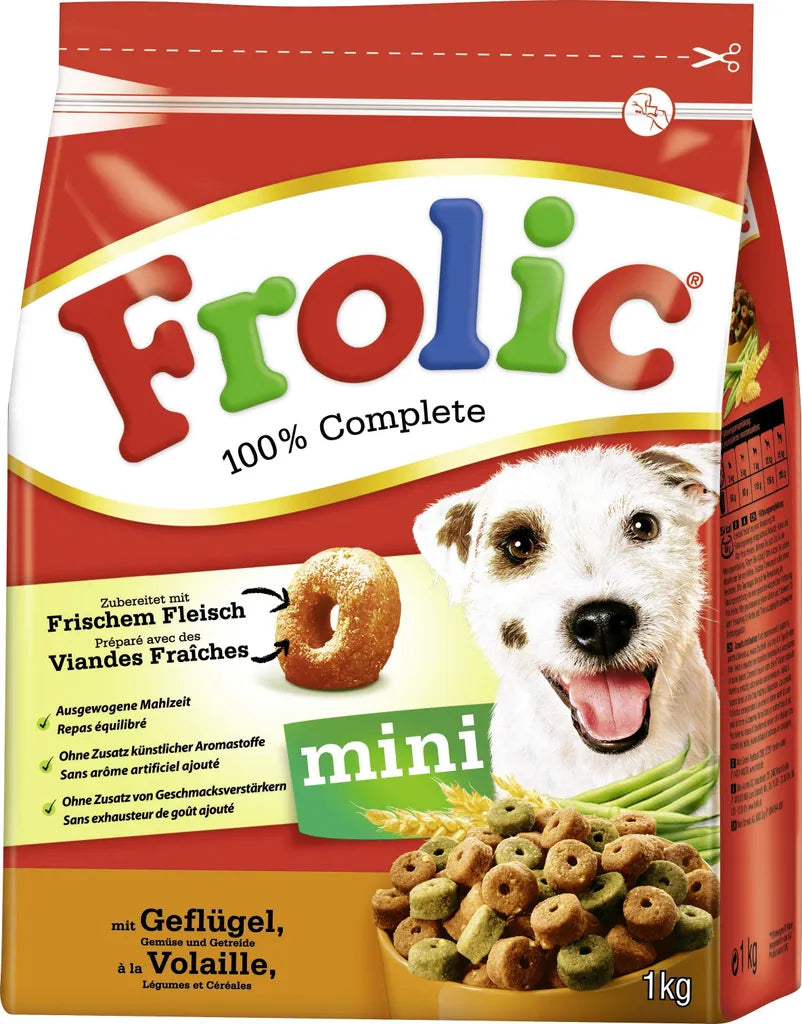  Frolic Mini Mit Geflügel, Gemüse & Getreide (1 Kg)