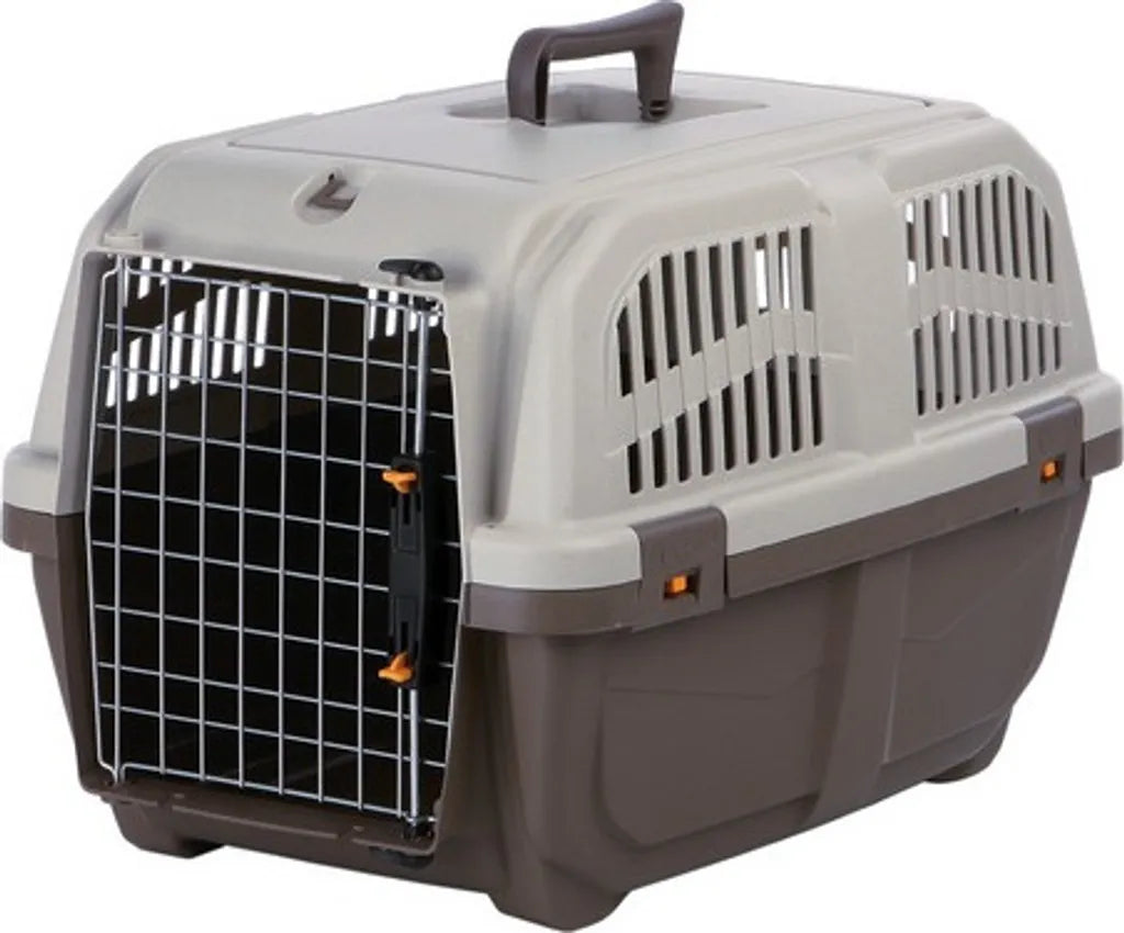  TRIXIE Transportbox Für Haustiere Skudo S-M Taupe