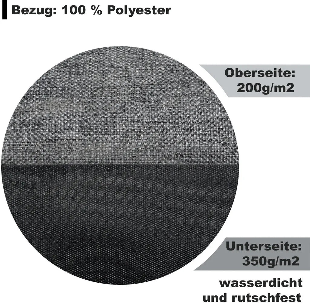  Hundebett Katzenbett Hundekorb Hundekissen Schlafplatz Tierbett Katzenorb Größe: Grau XXL - 120 X 80 X 14 Cm