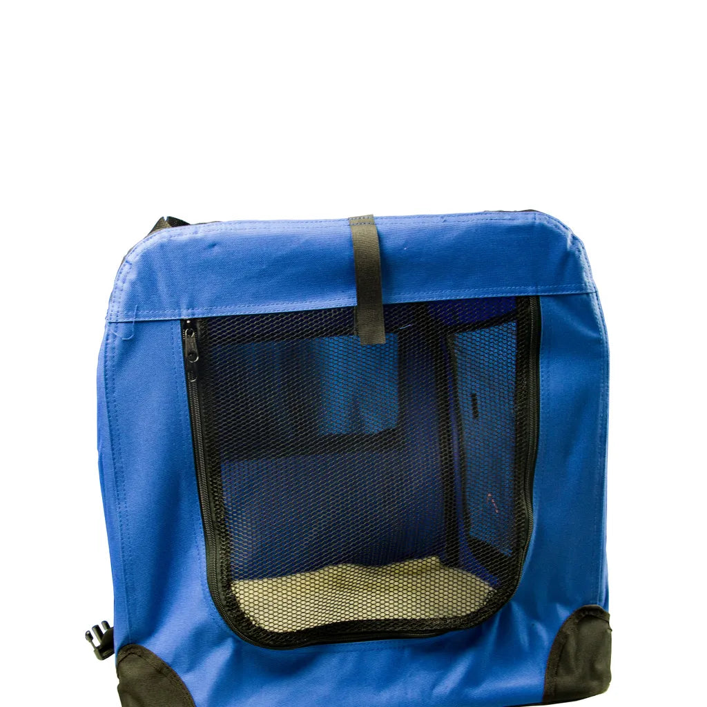  Hundetransportbox Transportbox Reisetasche Transporttasche Gr. XXL Hundebox Blau