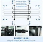  PawHut Hundeschutzgitter Auto, Verstellbares Trenngitter Für Hunde, Universal Kofferraum Hundegitter, Autotrennwand, Kofferraumgitter, Stahl, 89-150 X 76-124 Cm