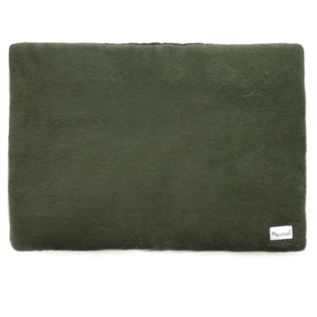  MewogS Hundedecke PRO-THERMO Faserpelz 70x100 Oliv