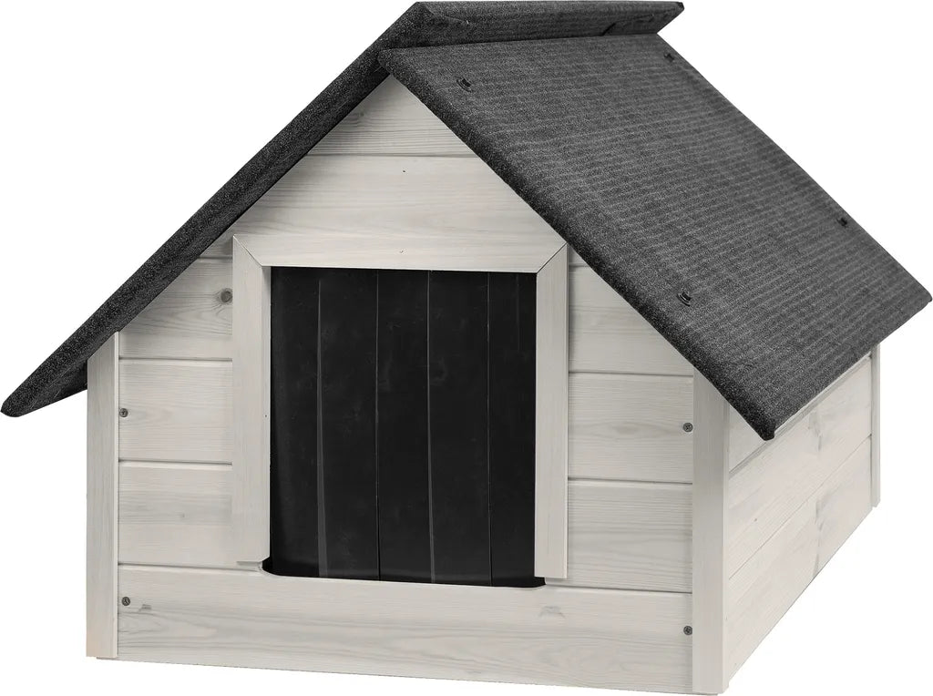  Hundehütte Holz Hundehütte Massiv Isolierte 82x69 Hersteller Weiß