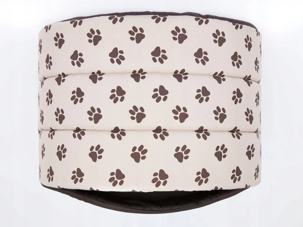  Hobbydog R4 Busbwl2 Hundehütte Souffleur Hundebett Katzenbett Schlafplatz XL Größe 4, 60 X 49 X 42 Cm Beige Mit Pfötchen