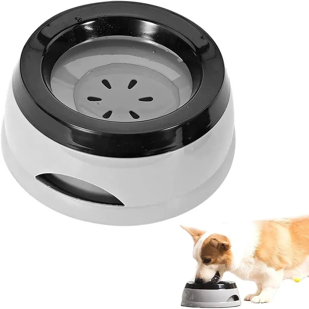  750ml Hunde Wassernapf Für Reisen, Abnehmbarer Auslaufsicherer, Spritzwassergeschützter Napf Für Hunde Und Katzen Unterwegs, Grau