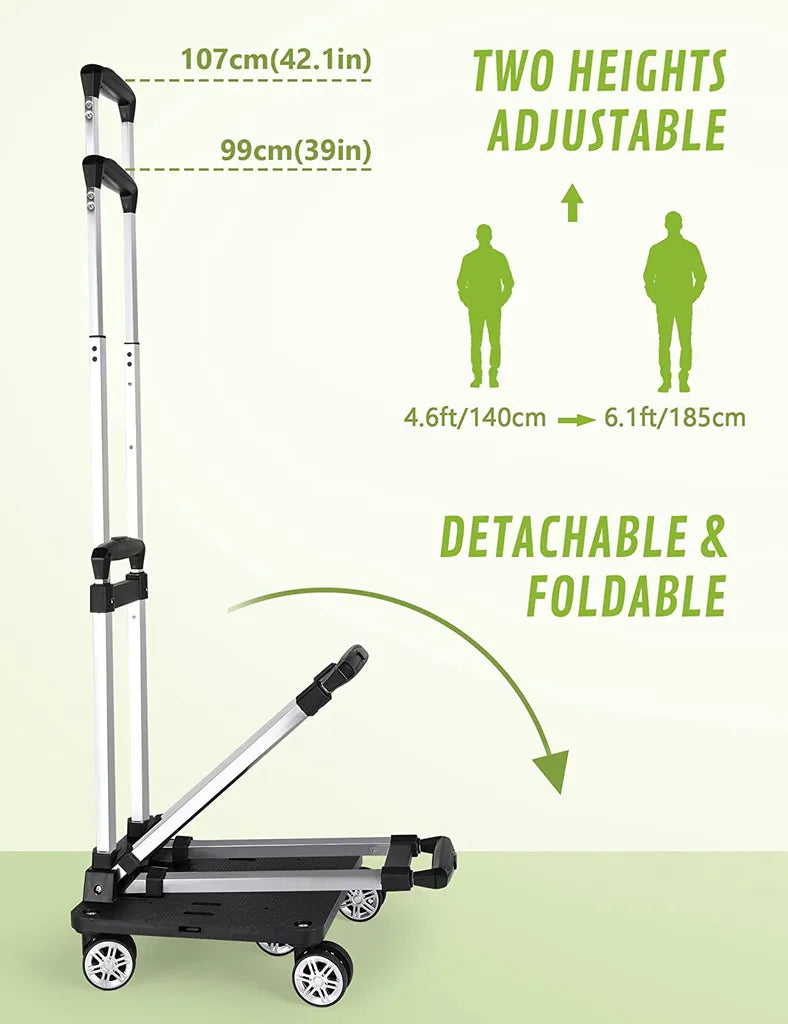  Pecute Pet Stroller 2 In 1 Hunde-Transportboxen,Hunderucksack Mit Trolley Abnehmbarer Faltbarer Hundetrolley Mit Fensterbis 15 Kg,Grau