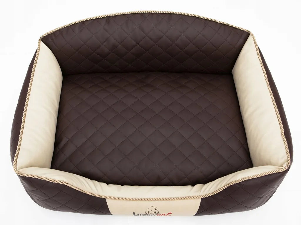  Haustierbett Katzenbett Hundematratze Hundekissen 110x85x30 Braun Beige Collie Cocker Spaniel Lowland Schäferhund Boxer German Schäferhund Labrador Pudel