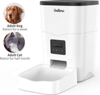  3L WIFI Elektronischer Futterautomat Futterspender Automatischer Futternapf Für Katzen Hunde Programmierbar 4 Mahlzeiten Pro Tag Netzteil / Batterie