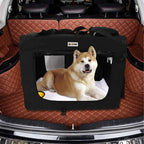 Mucola Hundebox L - 70 X 50 X 52 Cm Transportbox Hundetransportbox Faltbar Katzentransportbox Hundetasche