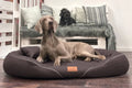  Tierlando® Orthopädisches Hundebett TIFFANY Easy-Clean | Große Hunde XXL - A) Größe: XL (115x90 Cm) | B) Farbe: 03 Schwarz