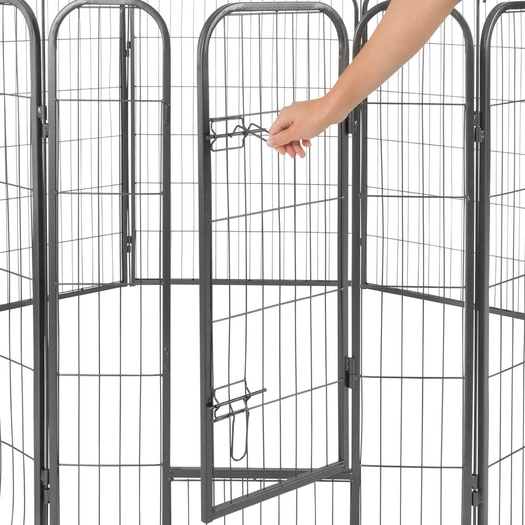  Tectake Welpenauslauf 8-eckig - 100 Cm