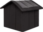  Hundebett Katzenbett Hundehaus Hundeecke Schlafplatz Hundekorb Hund Haus Hundehütte Ruhebereich Zwinger Tierheim INARI R4: 60 X 55 X 60 Cm Schwarz