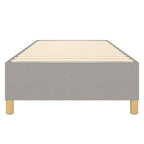  VidaXL Boxspringbett Hellgrau 90x200 Cm Stoff