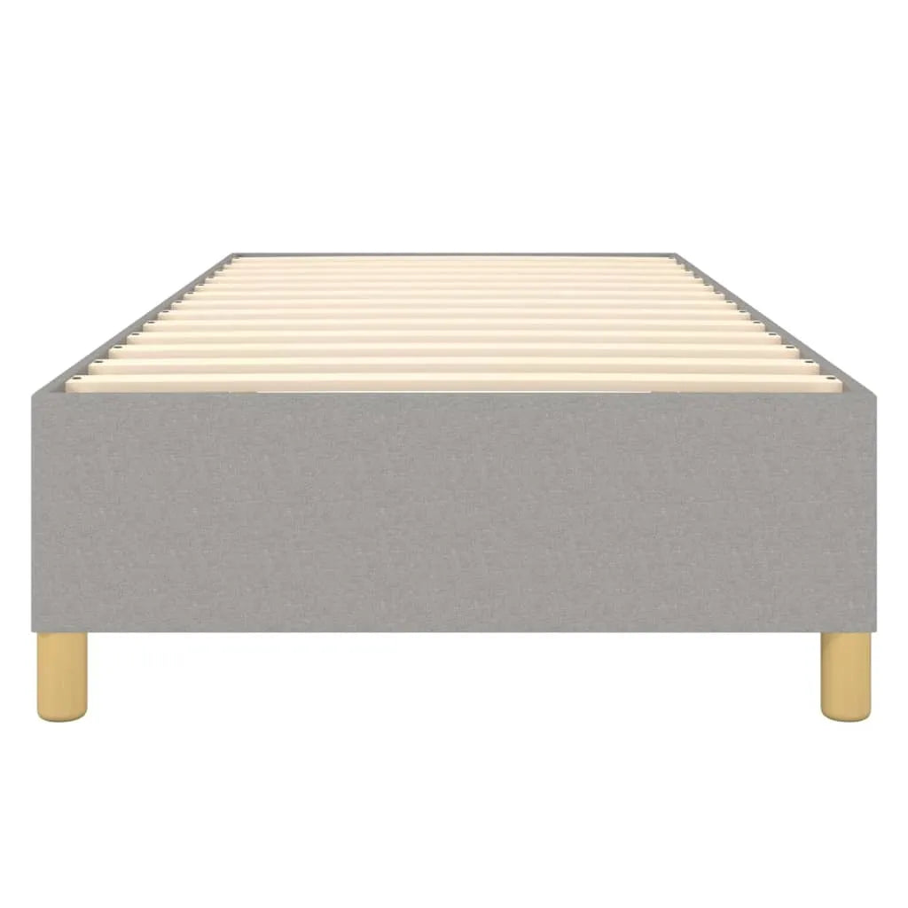  VidaXL Boxspringbett Hellgrau 90x200 Cm Stoff