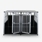  Doppelter Starrer Hundeträger Aluminiumkäfig 104x91x69cm Skaut XLHöhe (cm): 69, Breite (cm): 104, Tiefe (cm): 91, Zusammensetzung: ALUMINIUM, MDF, MELAMINE, Modelle: SKAUT XL