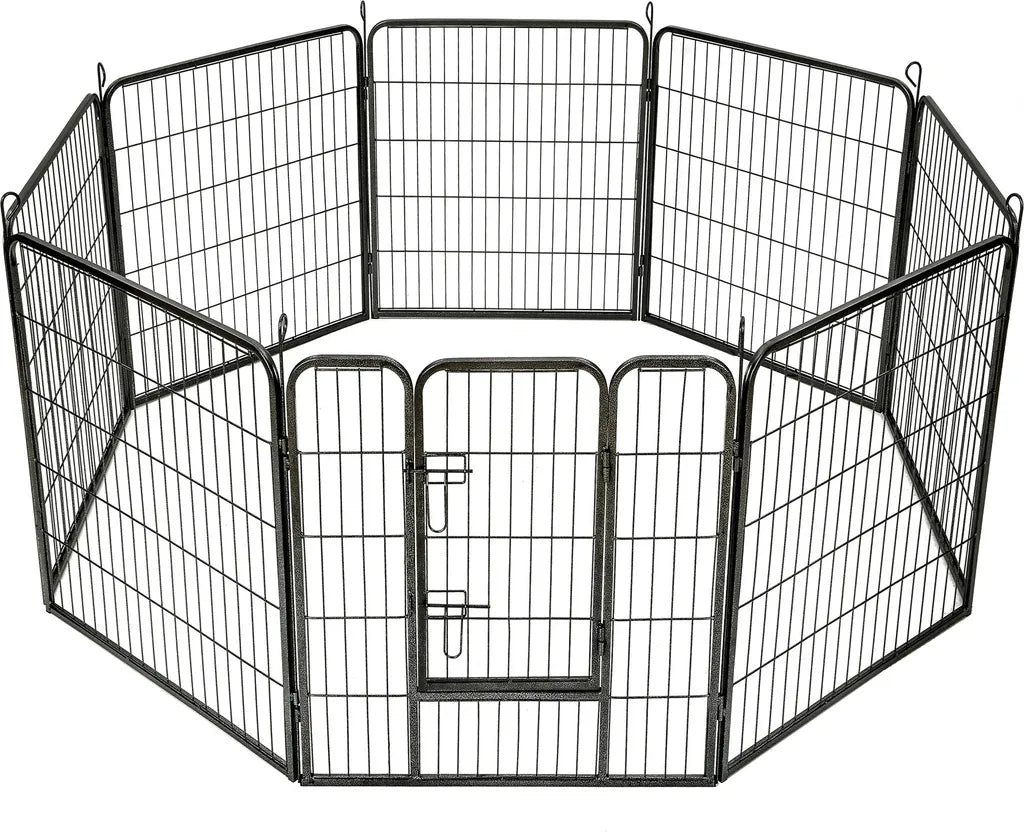  Tectake Welpenauslauf 8-eckig - 80 Cm