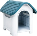  VidaXL Hundehütte Blau 59x75x66 Cm Polypropylen