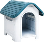 VidaXL Hundehütte Blau 59x75x66 Cm Polypropylen