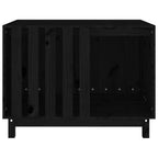  VidaXL Hundehütte Schwarz 90x60x67 Cm Massivholz Kiefer