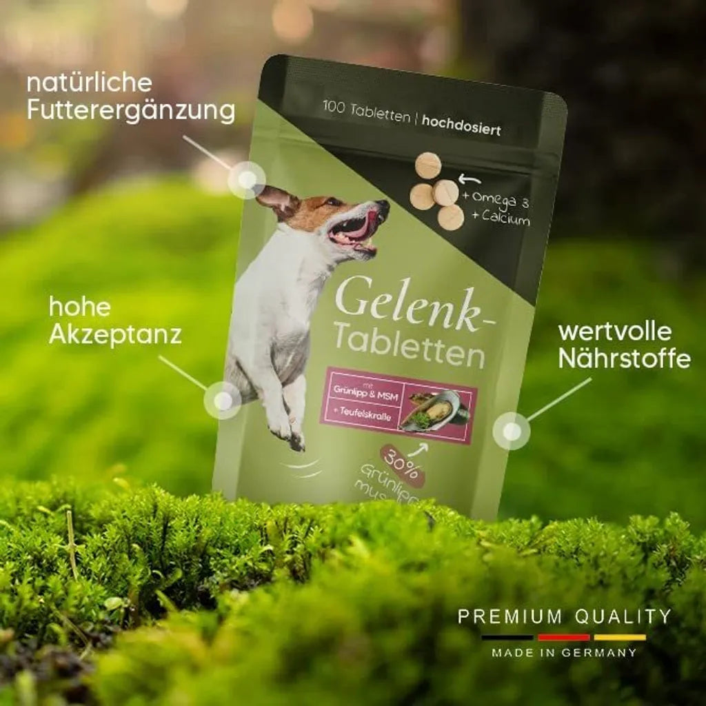  Pawlie's Gelenktabletten Für Hunde (NEU) | Grünlippmuschel Hund, Glucosamin, MSM & Teufelskralle | Hunde Leckerlis Mit Omega 3, 100 Stück, Hohe Akzeptanz, In DE Hergestelltes Ergänzungsfutter
