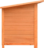  VidaXL Hundehütte Kiefernholz & Tannenholz 120x77x86 Cm