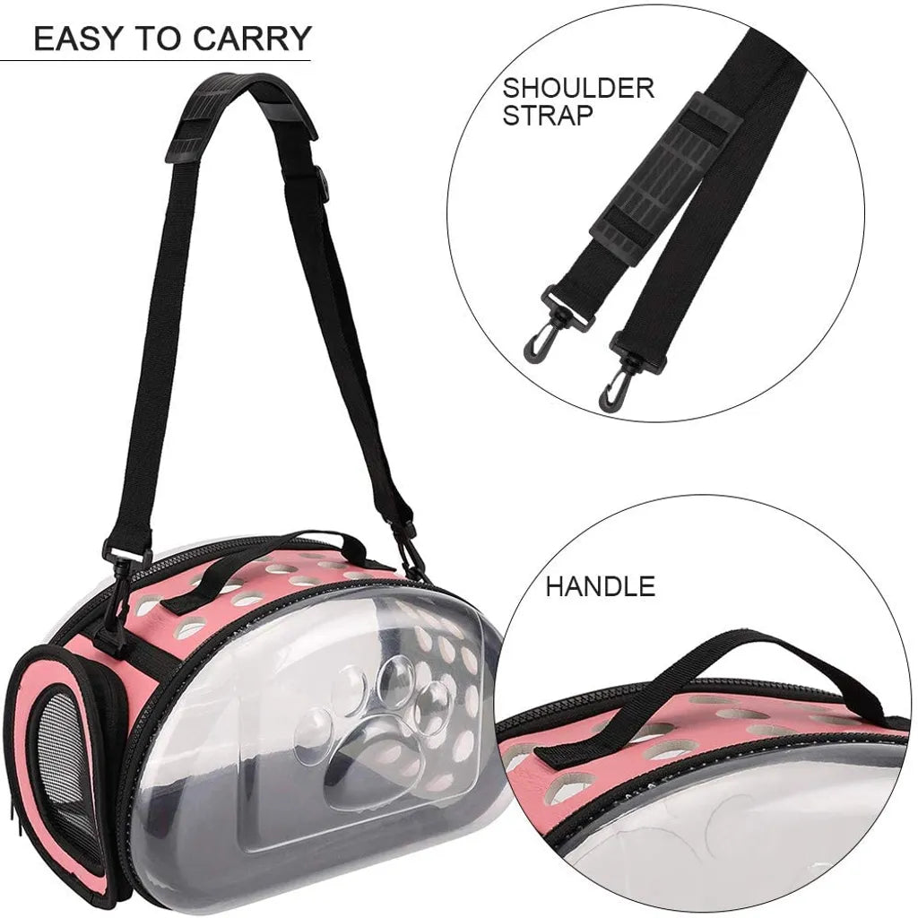  Tragetasche Für Katzenhunde Und Andere Haustiere Leichte, Atmungsaktive Handtasche Mit Schultergurt Für Reisen Tragbare Haustiertasche Tragetaschen Für Flugzeugzugwagen